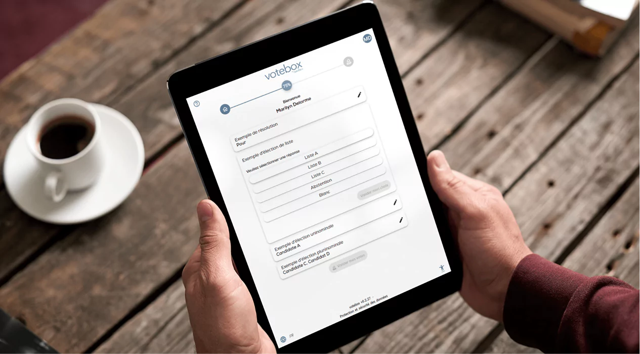 Visuel réalisé pour Votebox