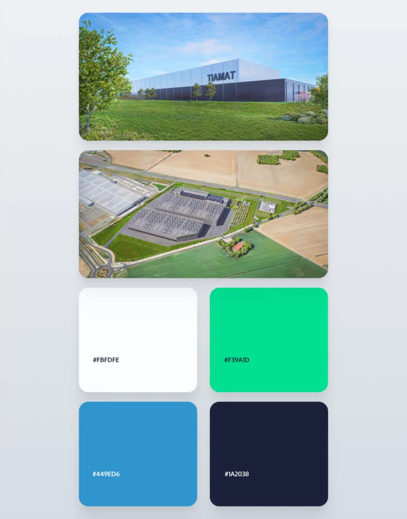 Brandboard du site de concertation Tiamat