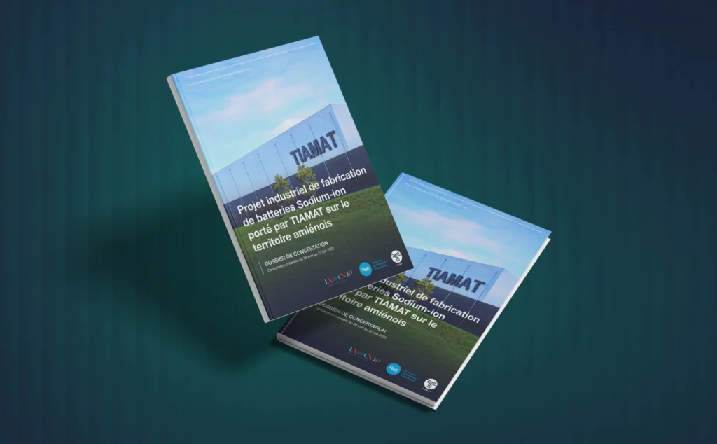 Mockup du dossier de concertation Tiamat