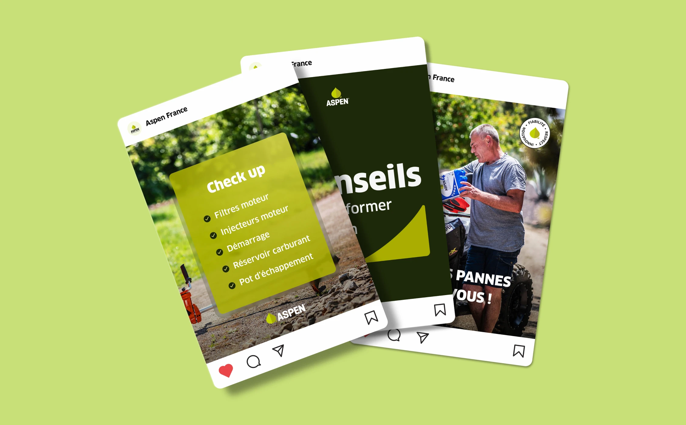 Mockup post instagram Aspen