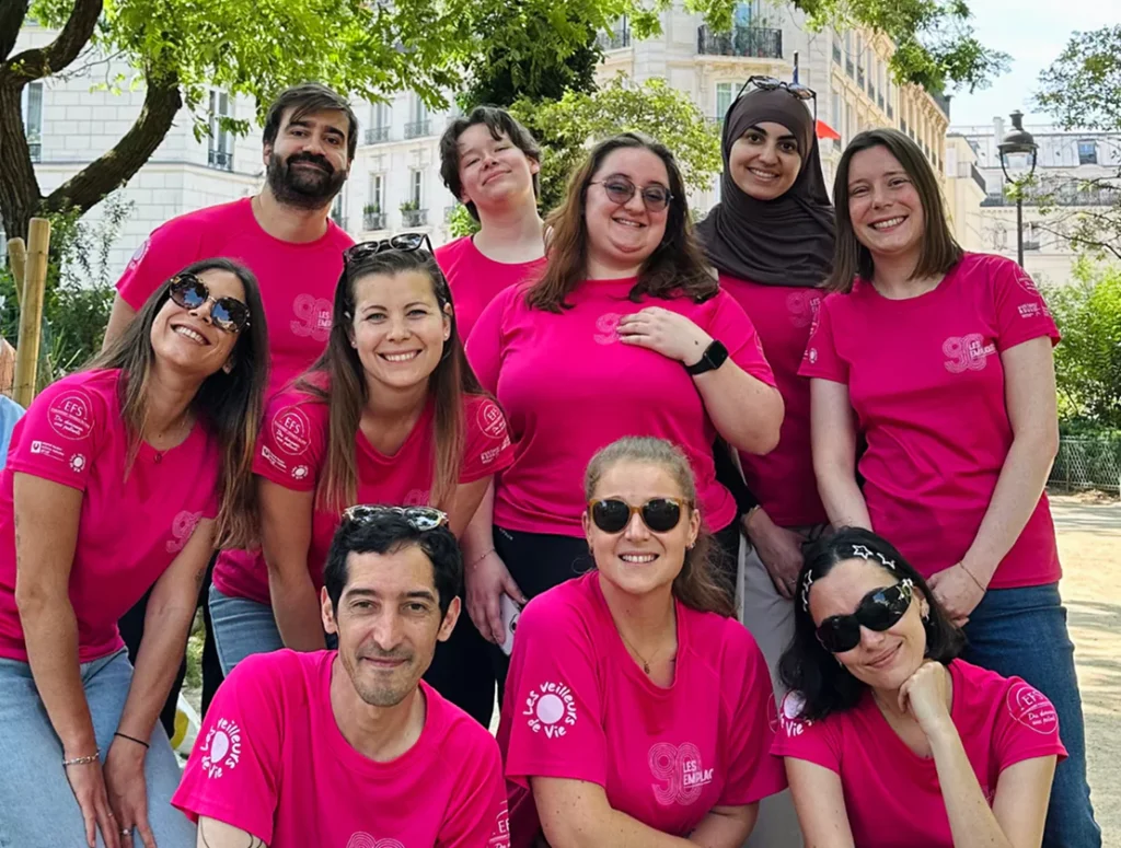 L'équipe au complet lors du challenge Les emplaqués